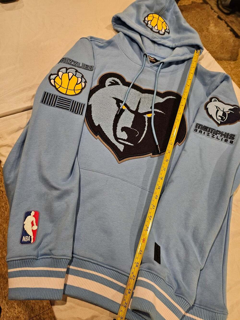 Pro Standard Memphis Grizzlies Hoodie Light Blue